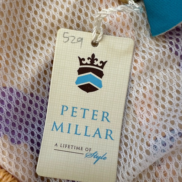 NEW Retired Peter Millar Colorful Crocodile Mens Size XXL Swim Trunks Shorts - Picture 9 of 10